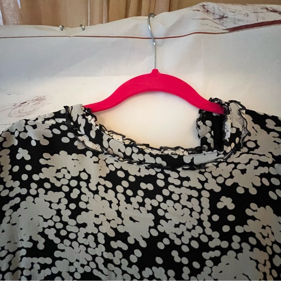 Style & co button down black & white blouse size 2X - Picture 5 of 7